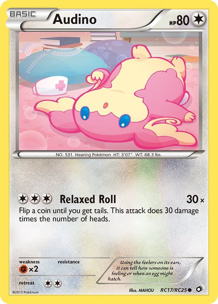 Audino RC17/RC25 card from Legendary Treasures: Radiant Collection