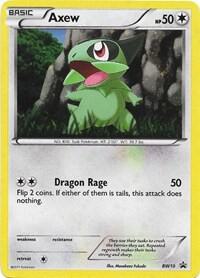 Axew BW10 card from Black and White Promos