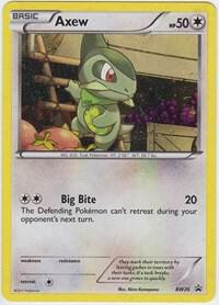 Axew BW26 card from Black and White Promos