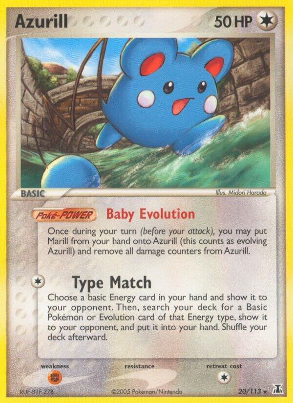 Azurill 20/113 card from Delta Species
