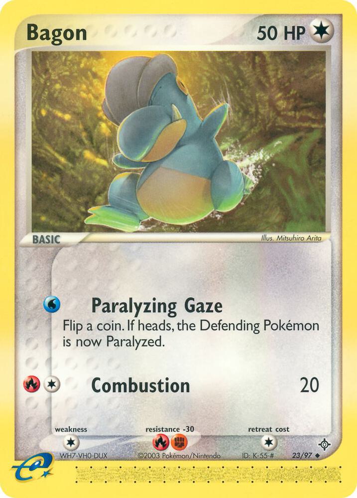 Bagon 23/97 card from Dragon