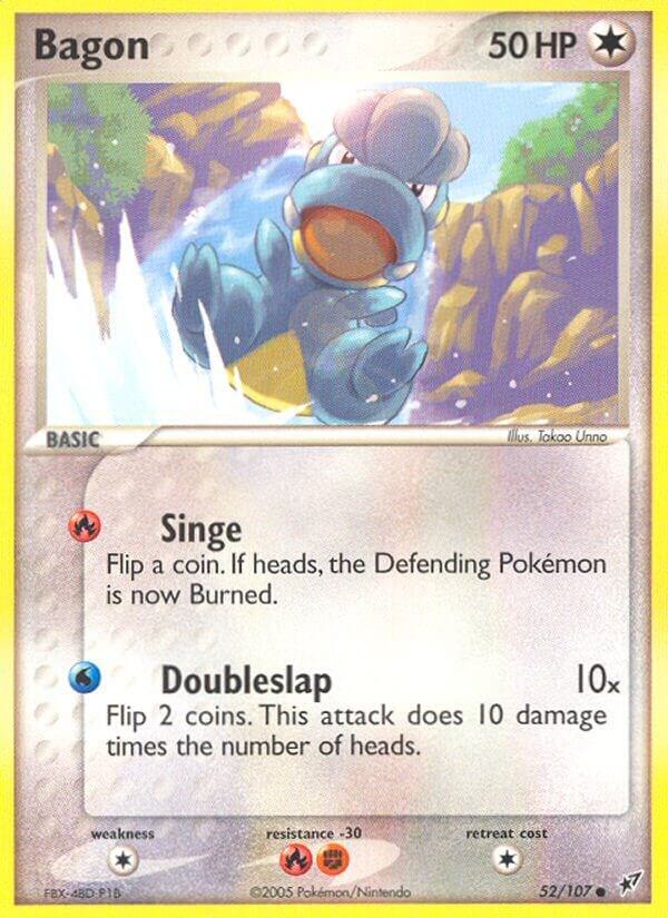 Bagon 52/107 card from Deoxys