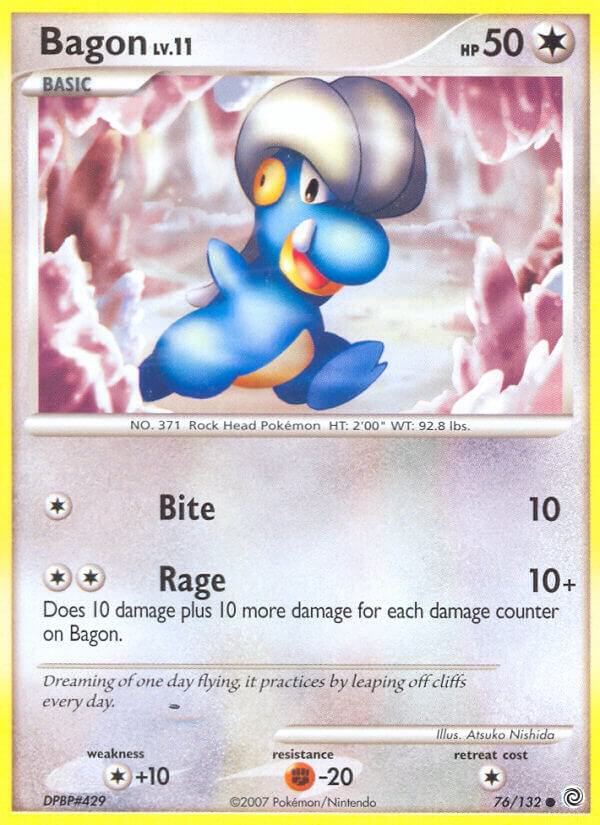 Bagon 76/132 card from Secret Wonders