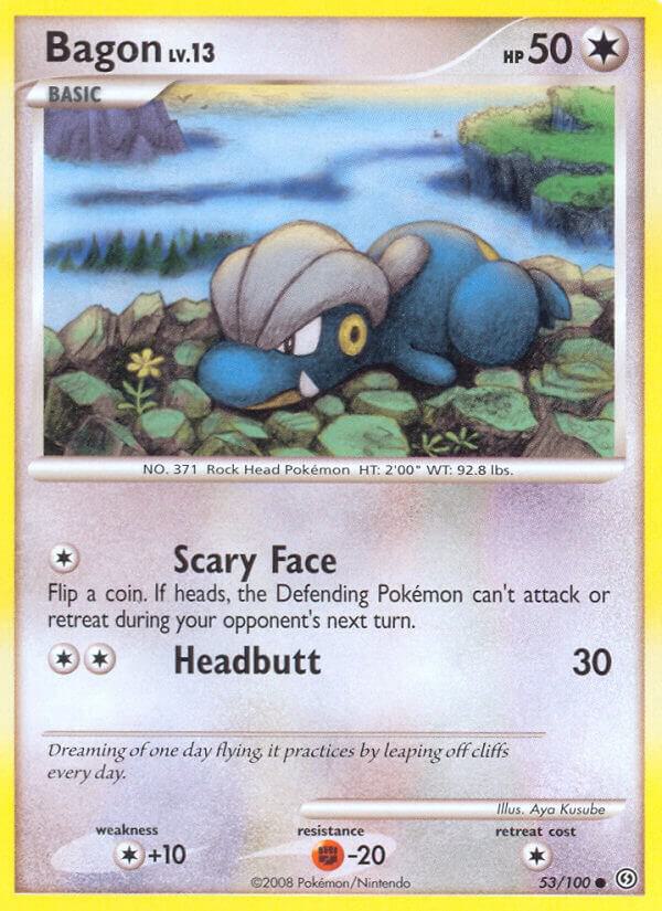 Bagon 53/100 card from Stormfront