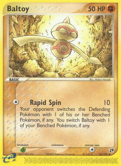 Baltoy 32/100 card from Sandstorm