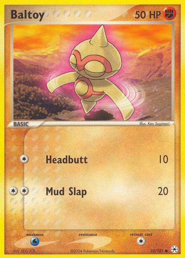 Baltoy 53/101 card from Hidden Legends