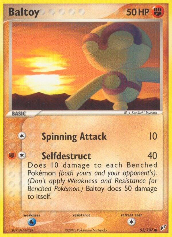 Baltoy 53/107 card from Deoxys