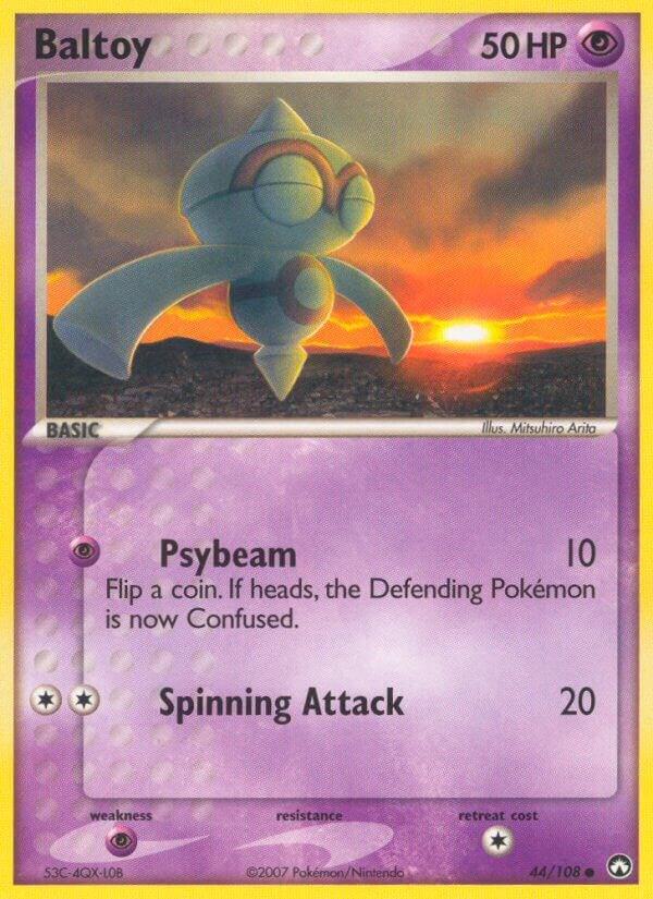 Baltoy 44/108 card from Power Keepers