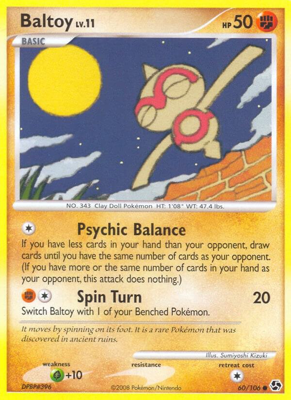 Baltoy 60/106 card from Great Encounters