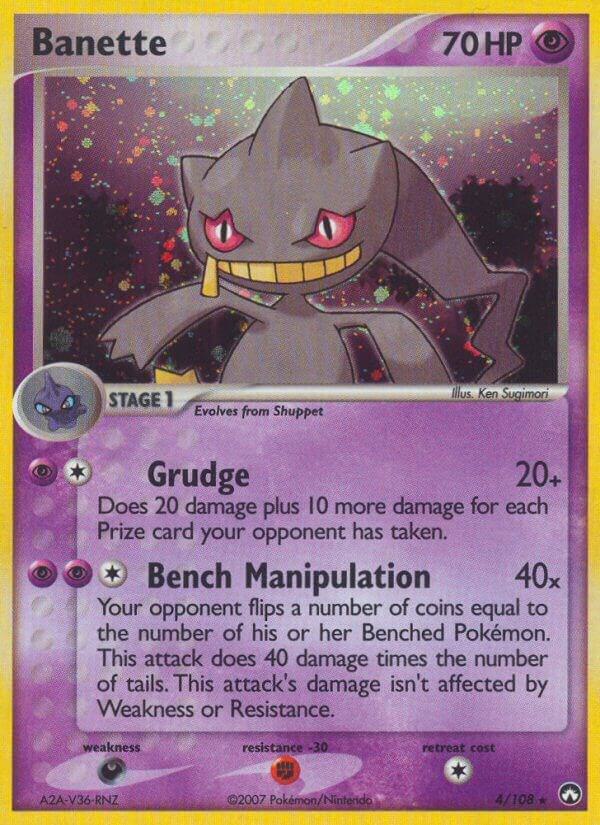 Banette 4/108 card from Power Keepers