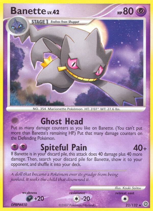 Banette 23/132 card from Secret Wonders