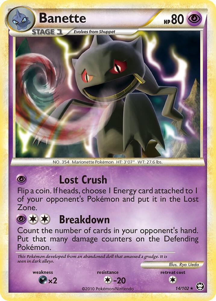 Banette 14/102 card from Triumphant