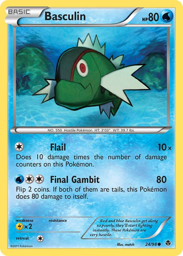 Basculin (24) 24/98 card from Emerging Powers
