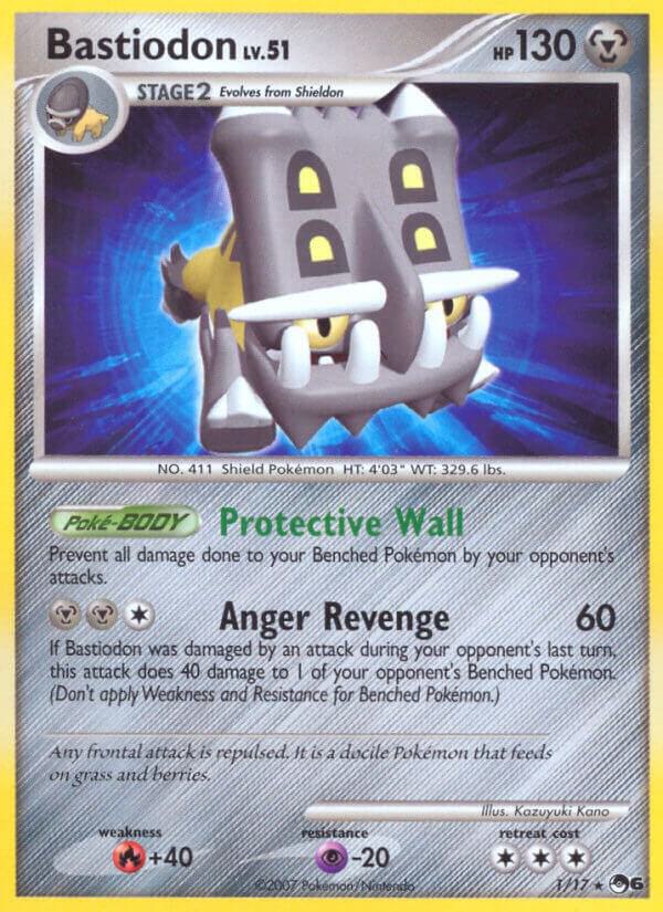 Bastiodon 001/017 card from POP Series 6