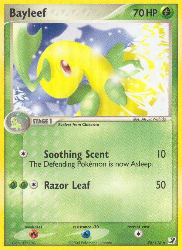 Bayleef 35/115 card from Unseen Forces