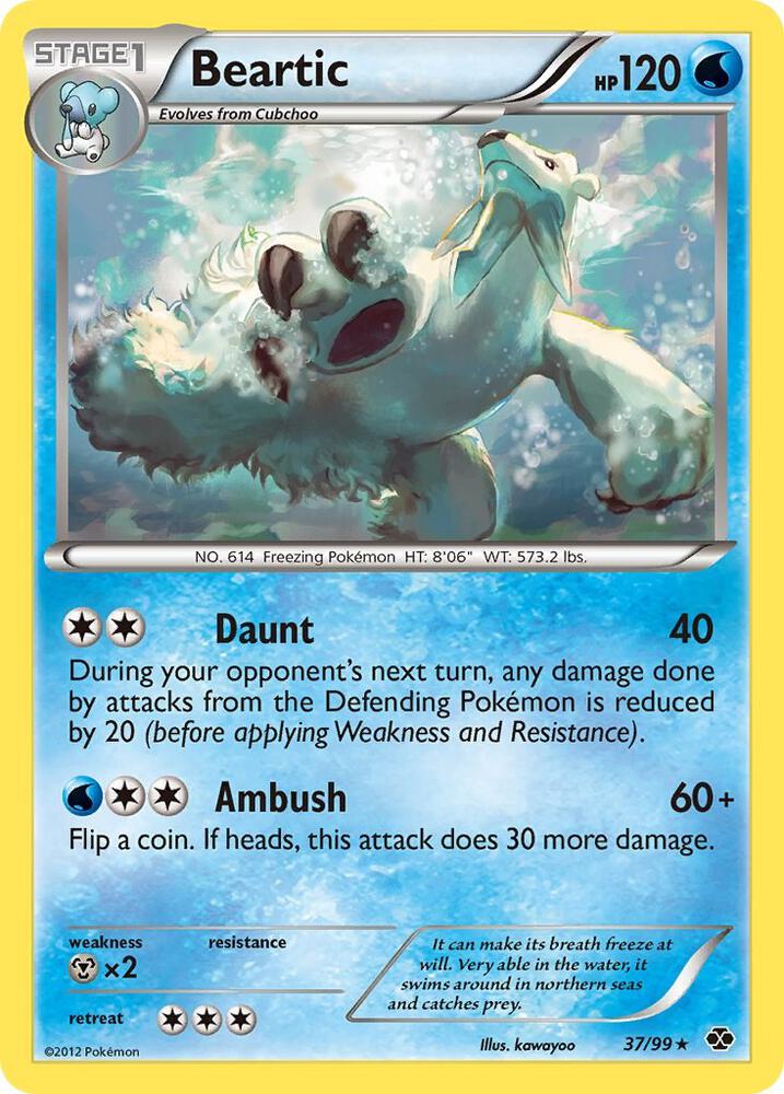 Beartic 37/99 card from Next Destinies
