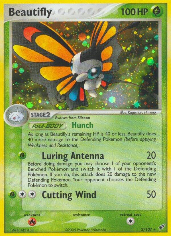Beautifly 2/107 card from Deoxys