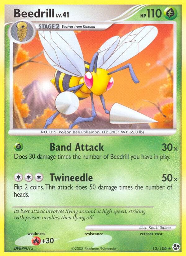 Beedrill 13/106 card from Great Encounters
