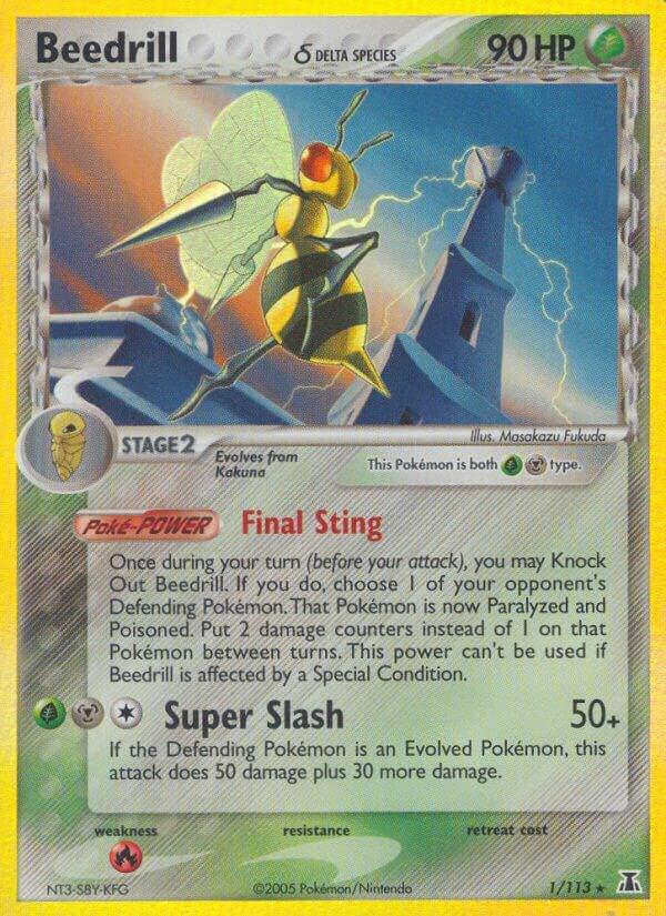 Beedrill (Delta Species) 1/113 card from Delta Species