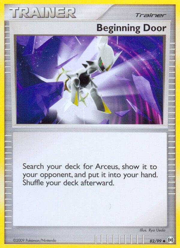 Beginning Door 82/99 card from Arceus