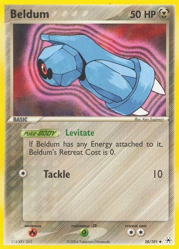 Beldum 28/101 card from Hidden Legends