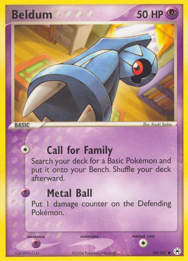 Beldum 54/101 card from Hidden Legends