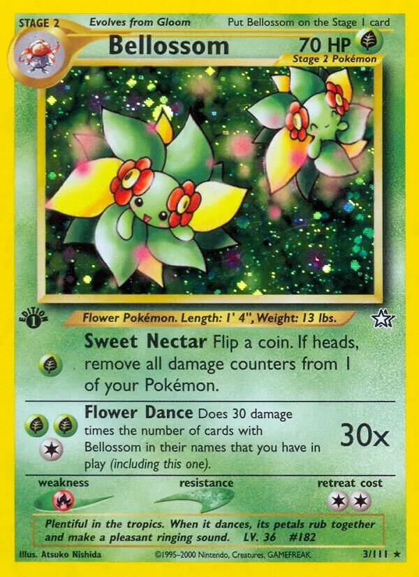 Bellossom 003/111 card from Neo Genesis