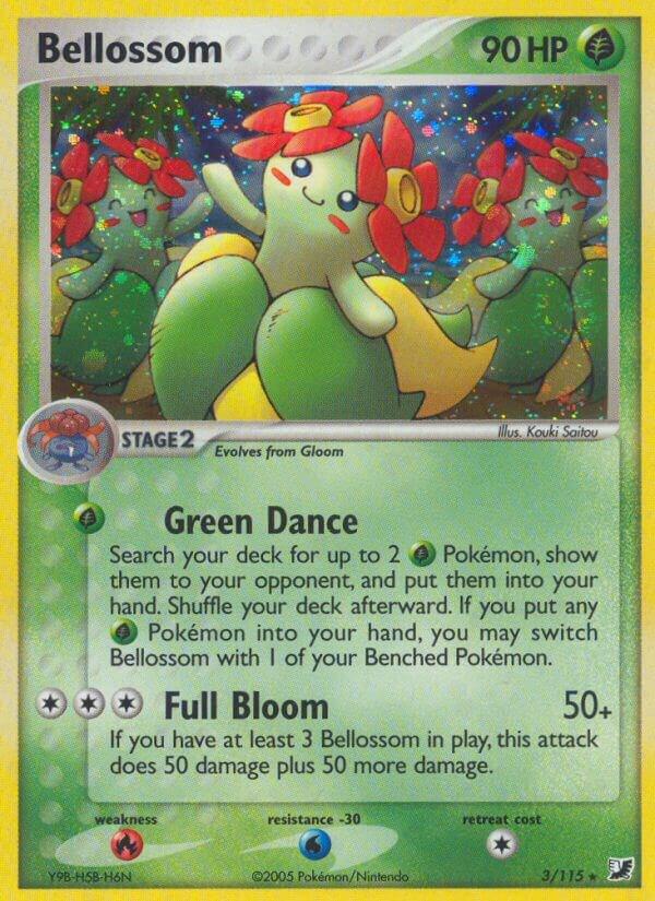 Bellossom 3/115 card from Unseen Forces