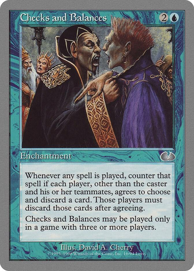 Checks and Balances 16 card from Unglued