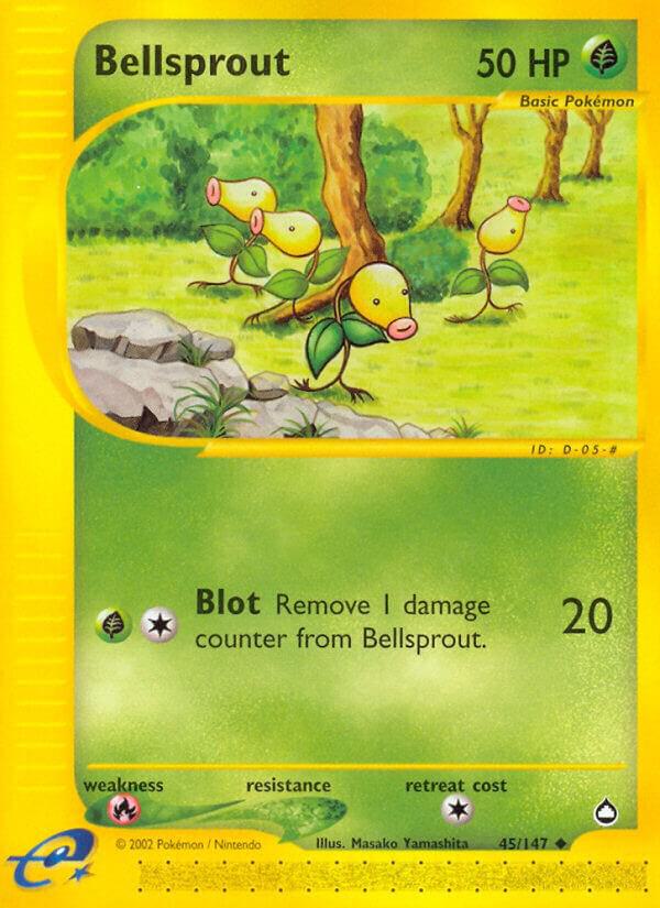 Bellsprout (45) 045/147 card from Aquapolis