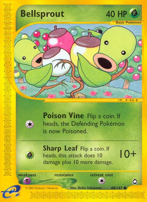 Bellsprout (68) 068/147 card from Aquapolis