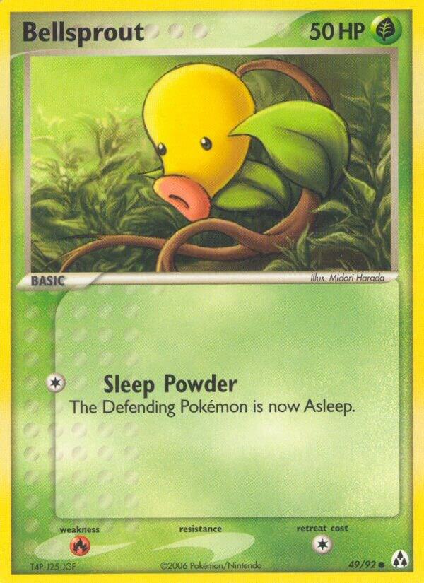 Bellsprout 49/92 card from Legend Maker