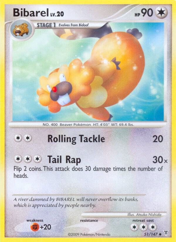 Bibarel 51 card from Supreme Victors