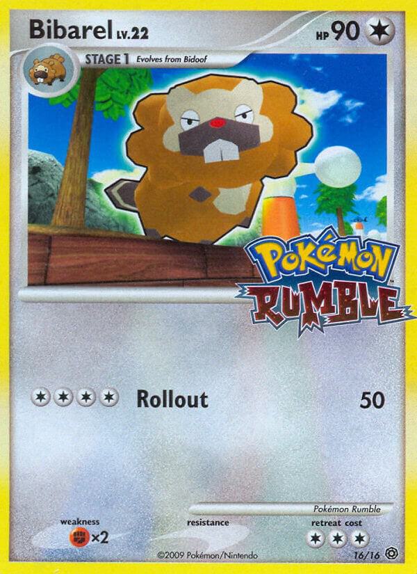 Bibarel 16 card from Rumble