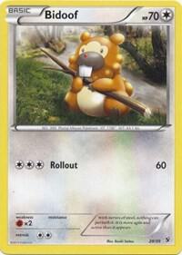 Bidoof 29/39 card from Kalos Starter Set