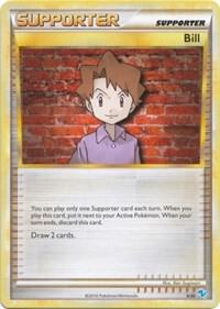 Bill (#18) 18/30 card from HGSS Trainer Kit: Gyarados & Raichu