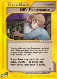 Bill's Maintenance 137/165 card from Expedition