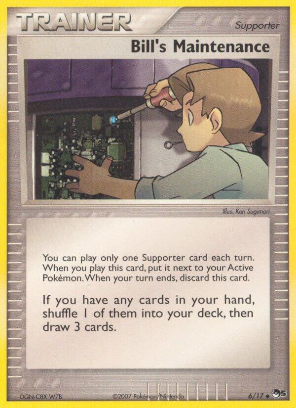 Bill's Maintenance 006/017 card from POP Series 5