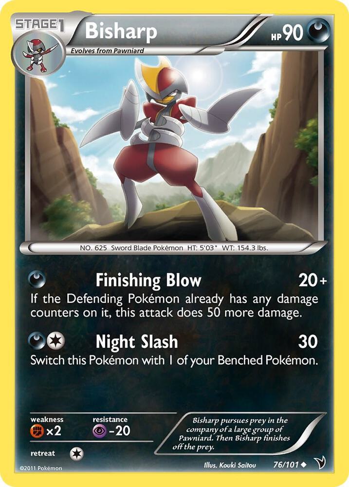 Bisharp (76) 76/101 card from Noble Victories