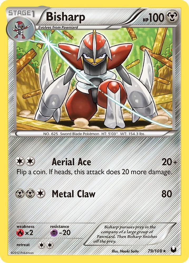 Bisharp (79) 79/108 card from Dark Explorers