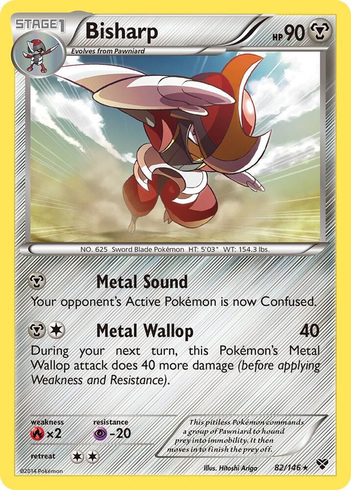 Bisharp 82/146 card from XY Base Set