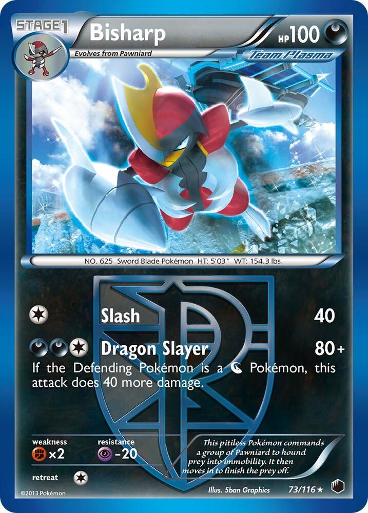 Bisharp (Team Plasma) (73) 73/116 card from Plasma Freeze