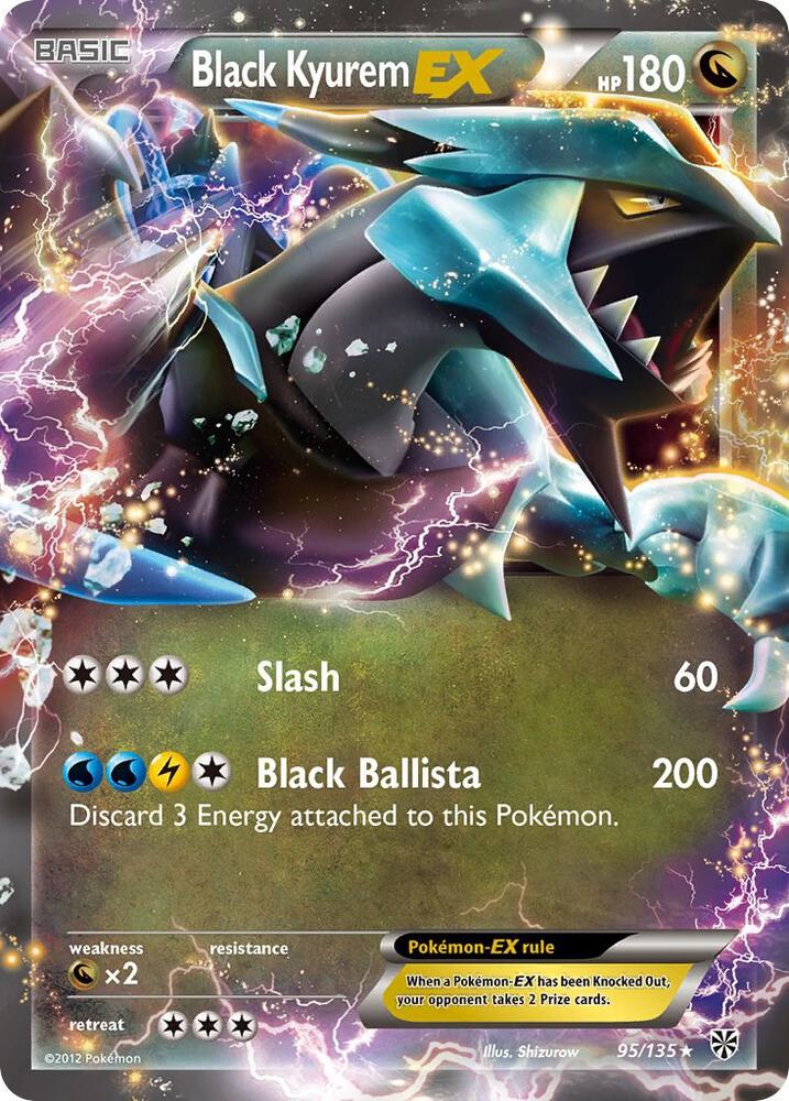 Black Kyurem EX 95/135 card from Plasma Storm
