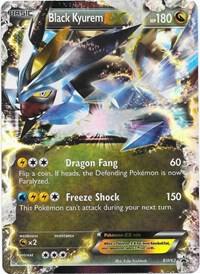 Black Kyurem EX BW62 card from Black and White Promos