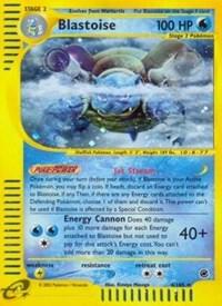 Blastoise (4) 004/165 card from Expedition