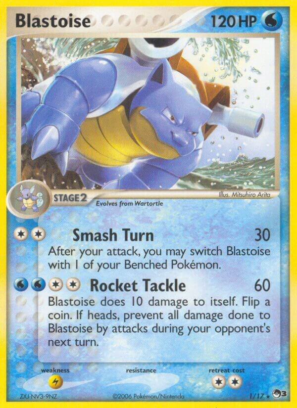 Blastoise 001/017 card from POP Series 3