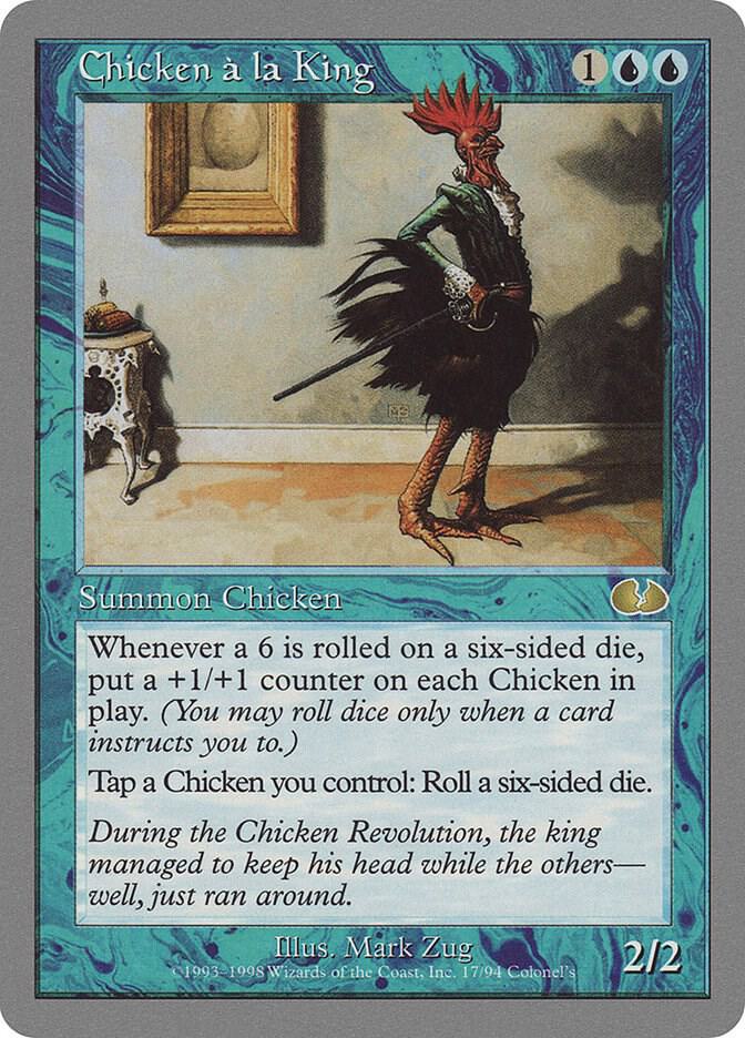 Chicken a la King 17 card from Unglued