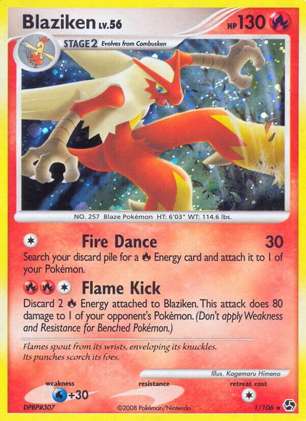 Blaziken 1/106 card from Great Encounters