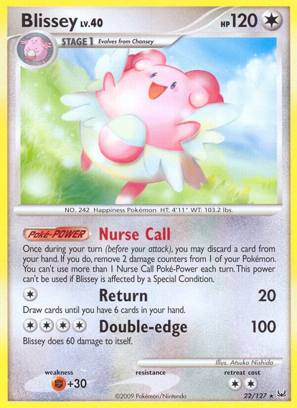 Blissey 22/127 card from Platinum
