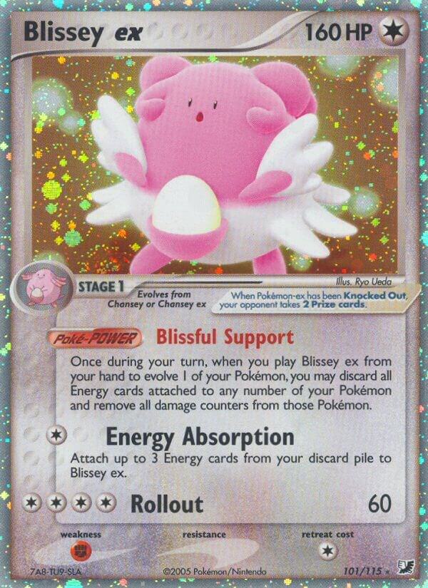 Blissey ex 101/115 card from Unseen Forces